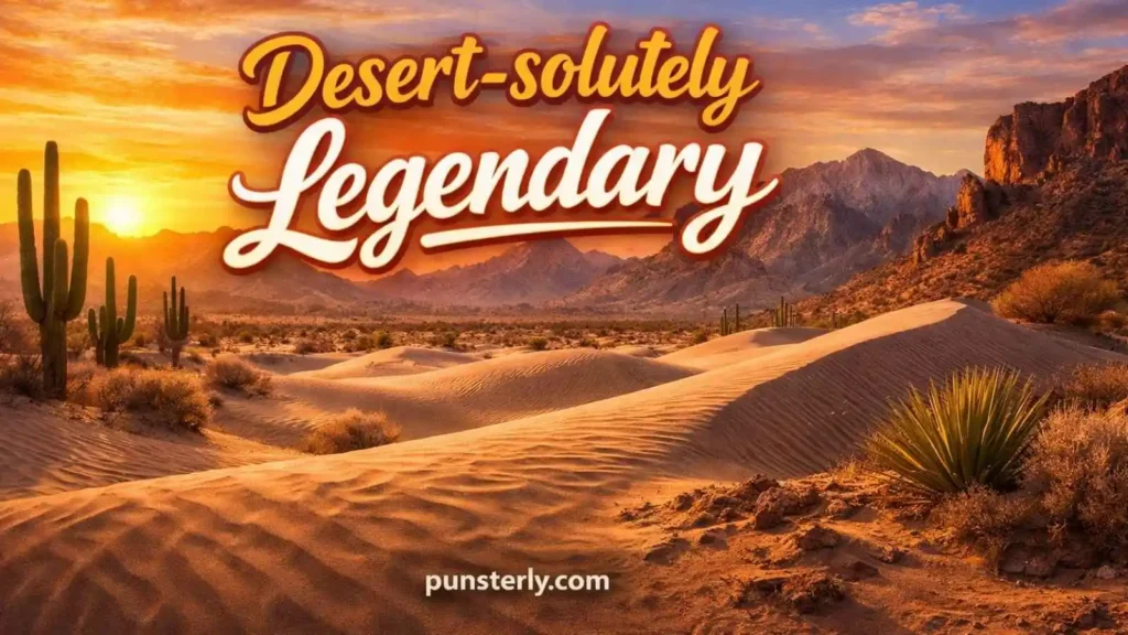 Desert Puns