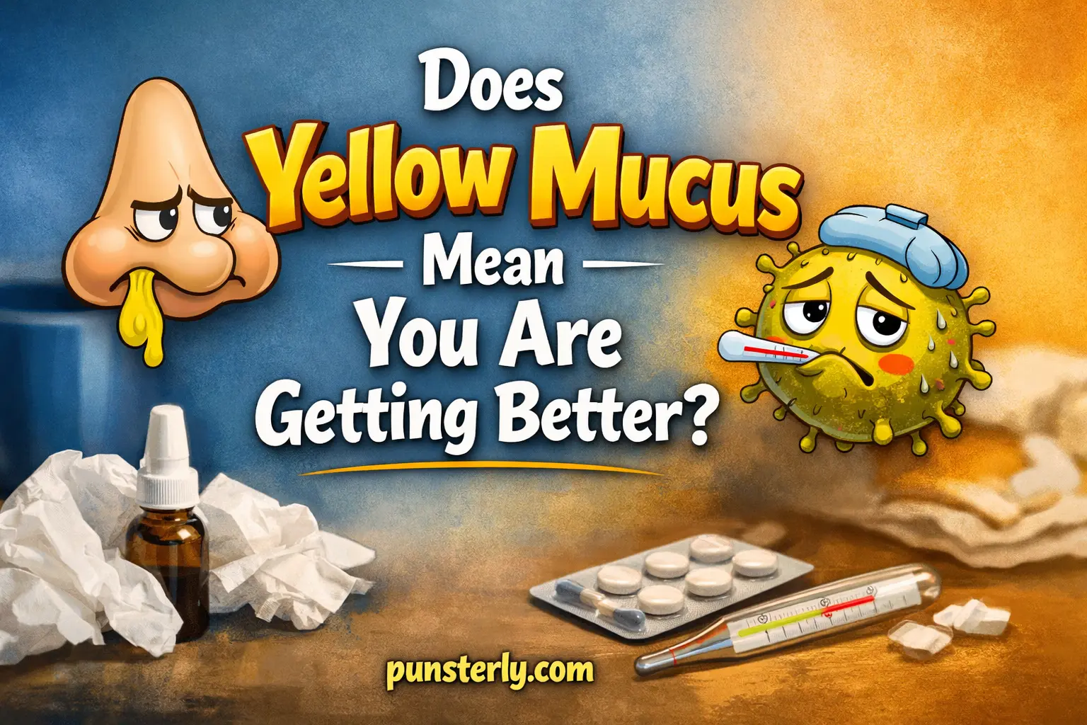 Does Yellow Mucus Mean You Are Getting Better