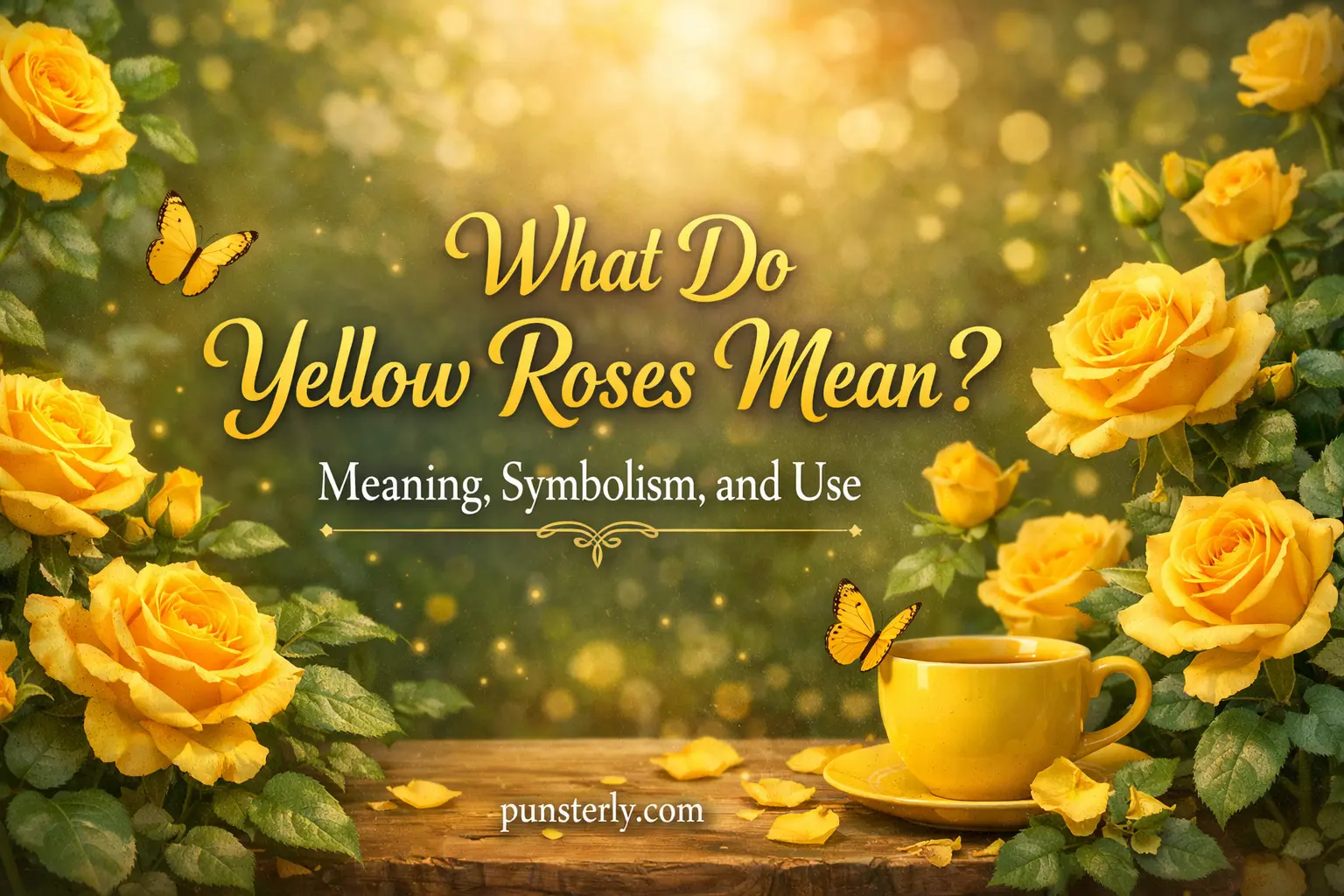 What Do Yellow Roses Mean