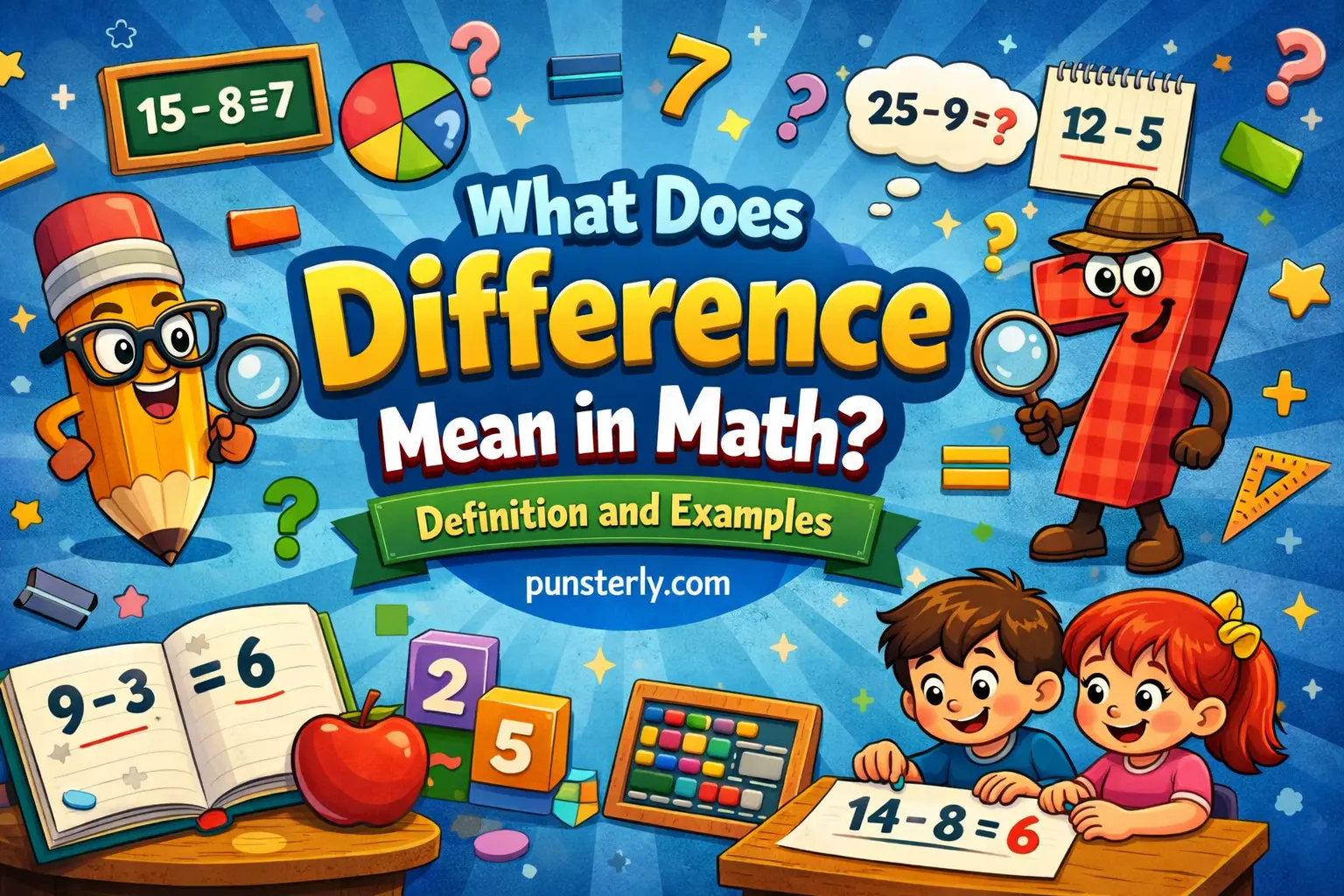 What Does Difference Mean in Math