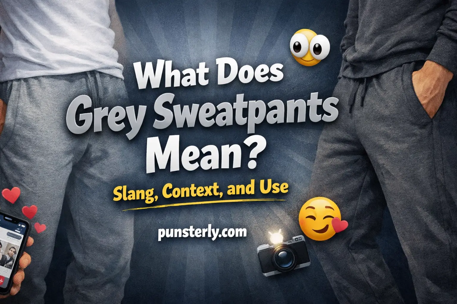 What Does Grey Sweatpants Mean