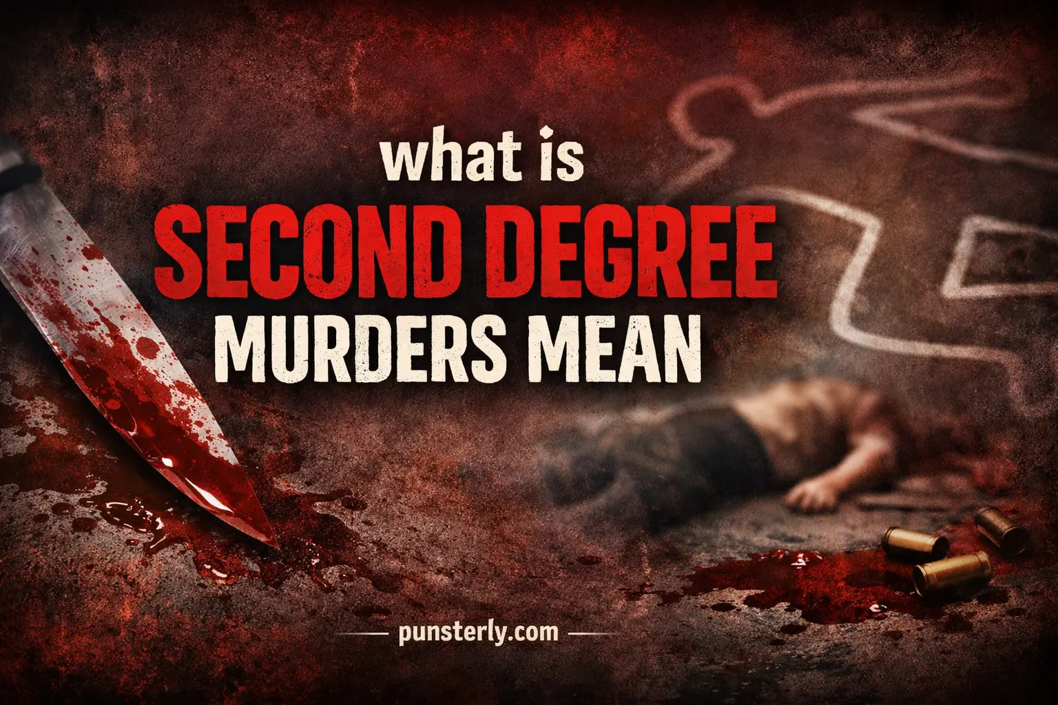 What Does Second-Degree Murder Mean