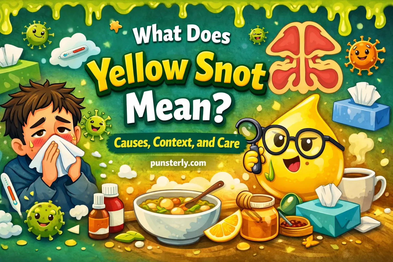 What Does Yellow Snot Mean