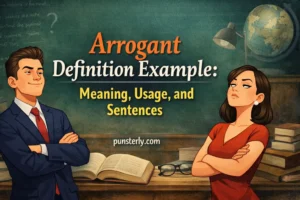Arrogant Definition Example