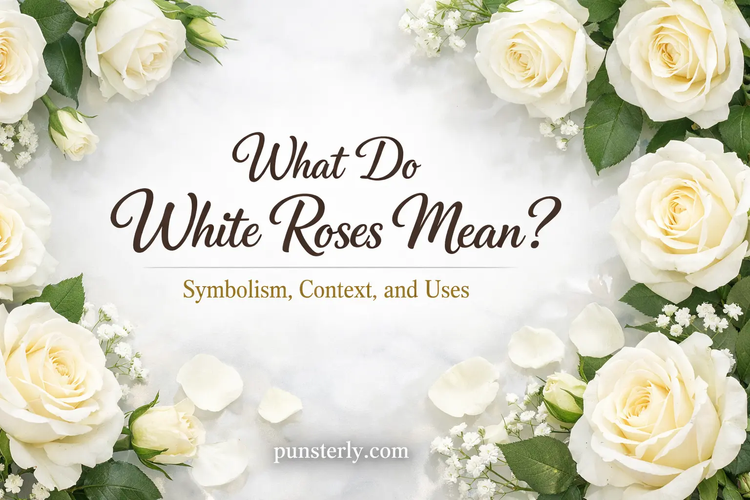 What Do White Roses Mean