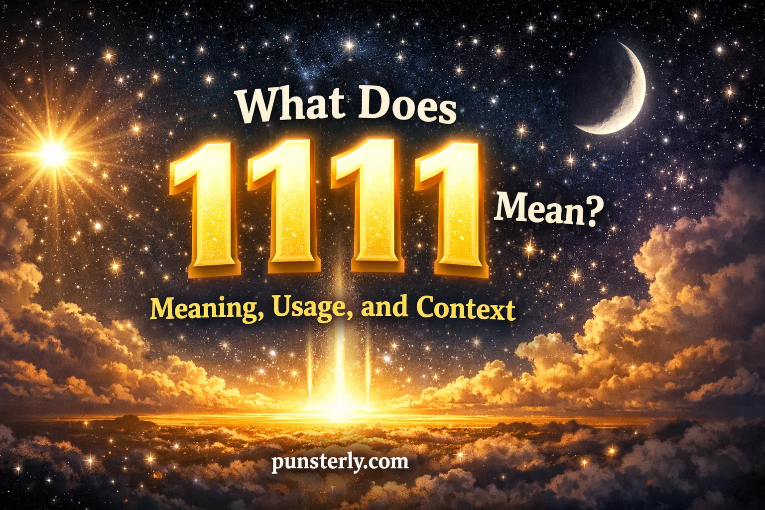 What Does 1111 Mean