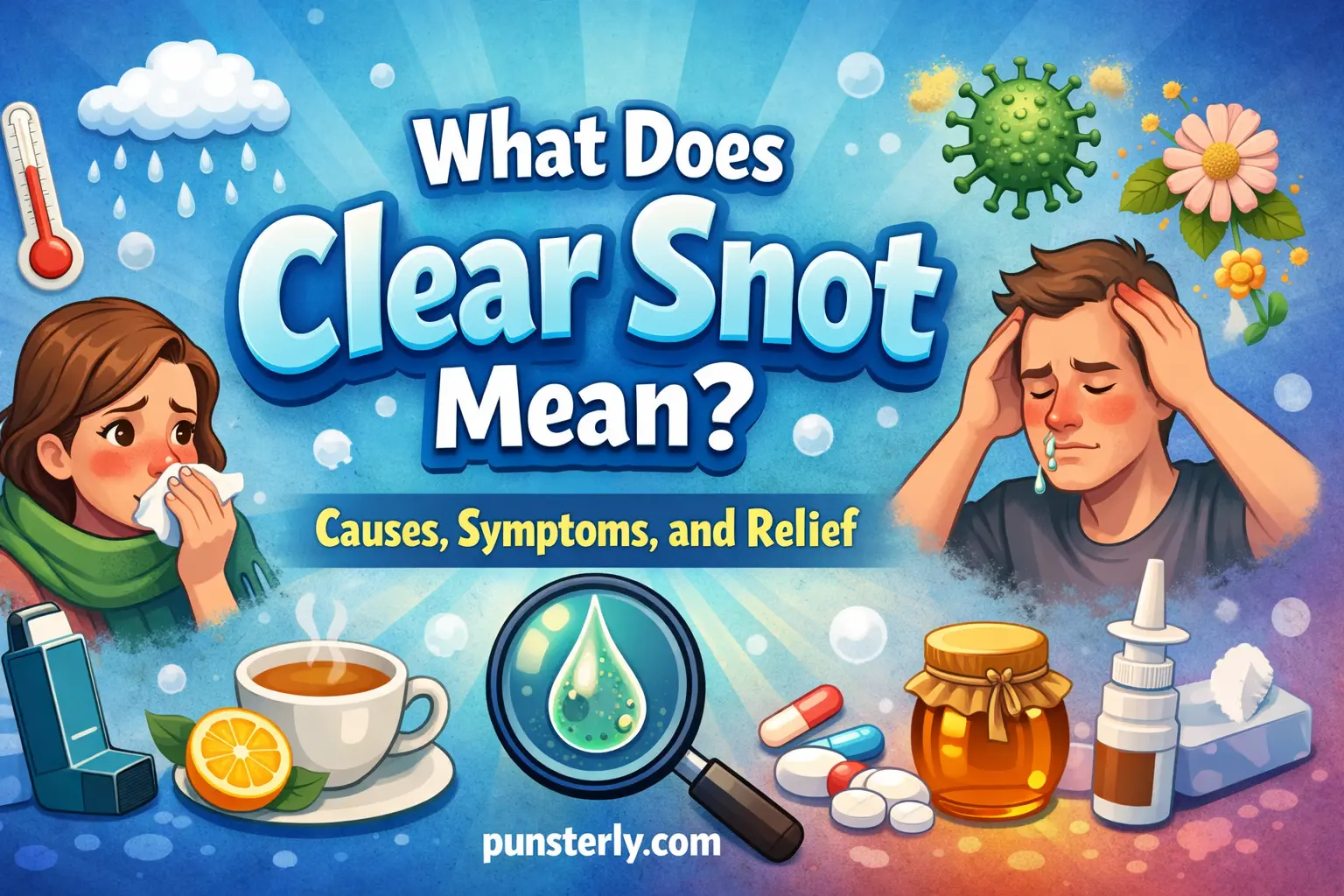 What Does Clear Snot Mean