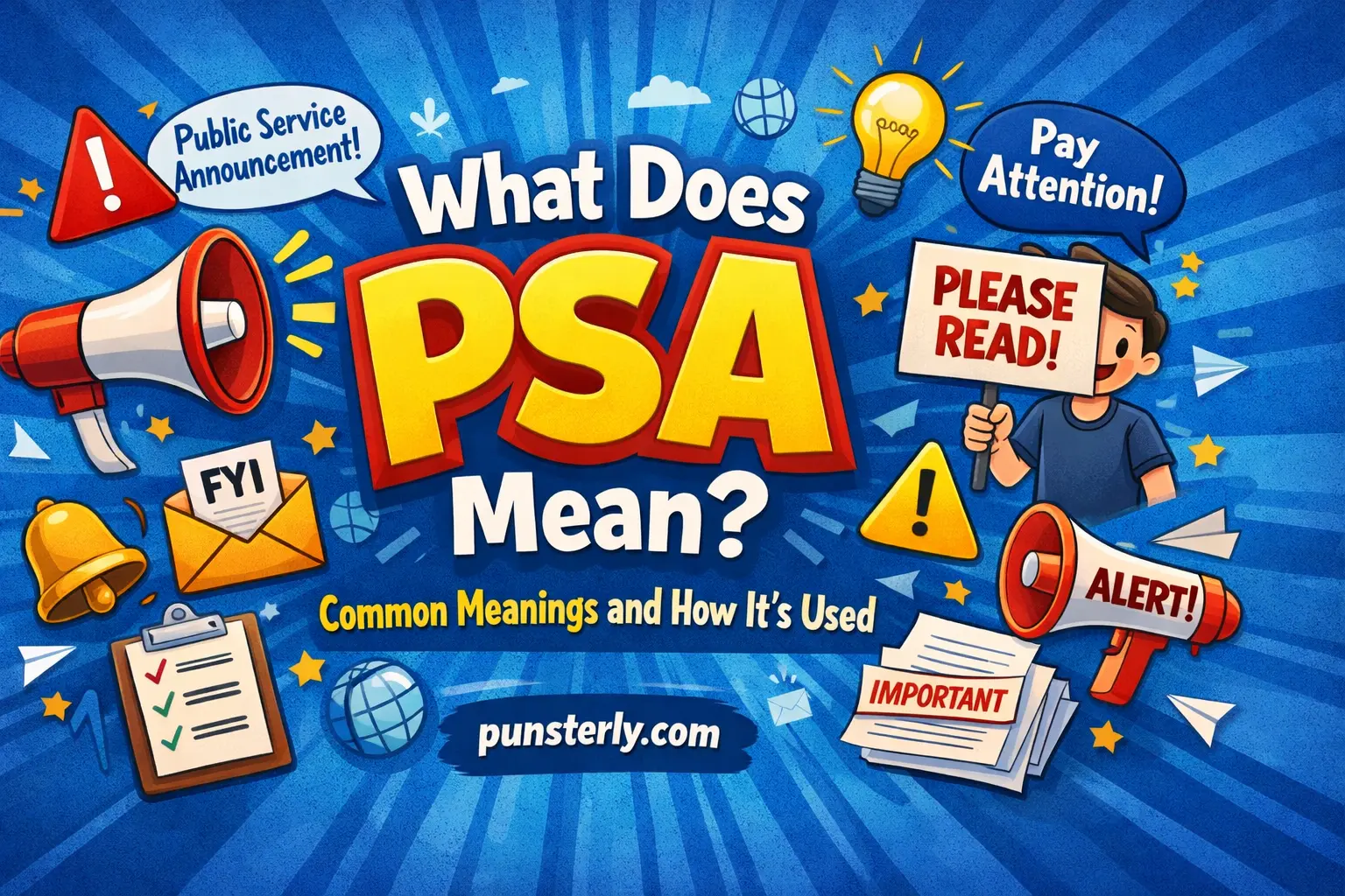 What Does PSA Mean